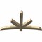 Ekena Millwork Alberta Rough Sawn Timber Gable Bracket, Douglas Fir, 60"W x 35"H x 4"D x 4"F, 14/12 Pitch GBW060X35X0404ALB00RDF - alternate 4